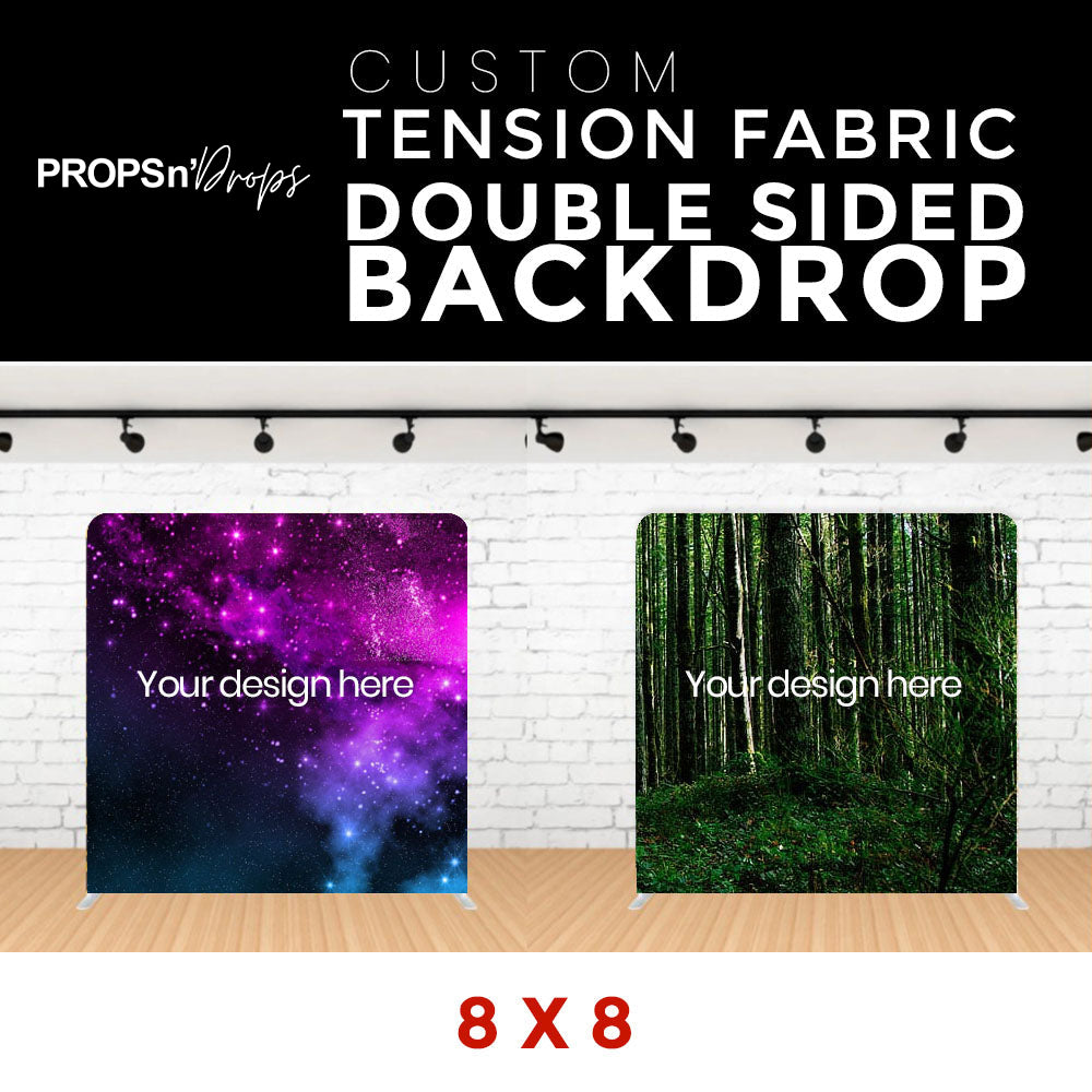 Custom Tension Fabric Double Sided Backdrop