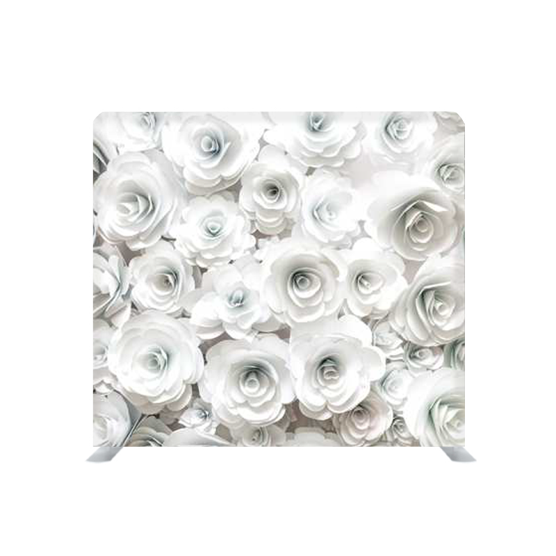 Floral 123-159: Double-Sided Tension Fabric Photo Booth Backdrop