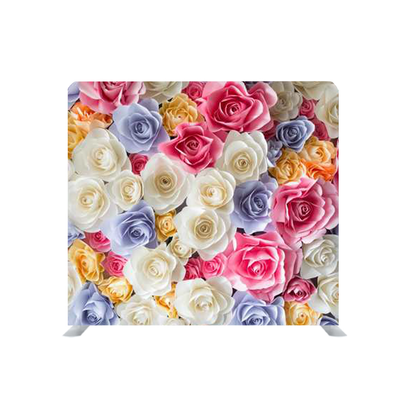 Floral 1-16: Double-Sided Tension Fabric Photo Booth Backdrop