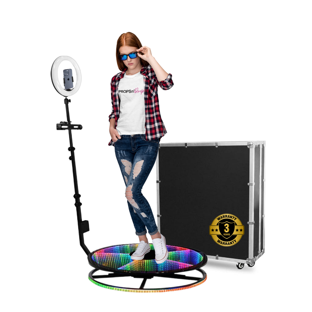 32" LED Automatic 360 Photo Booth