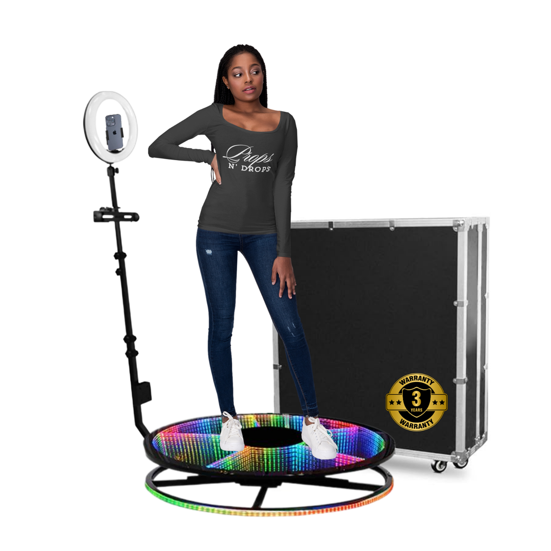 39" LED Automatic 360 Photo Booth