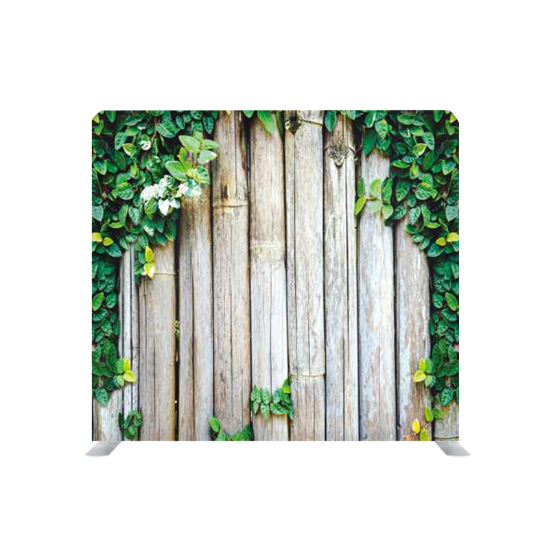 Rustic 3-7: Double-Sided Tension Fabric Photo Booth Backdrop