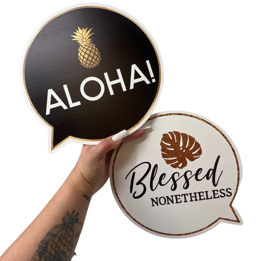 Aloha Photo Booth Prop Bundle