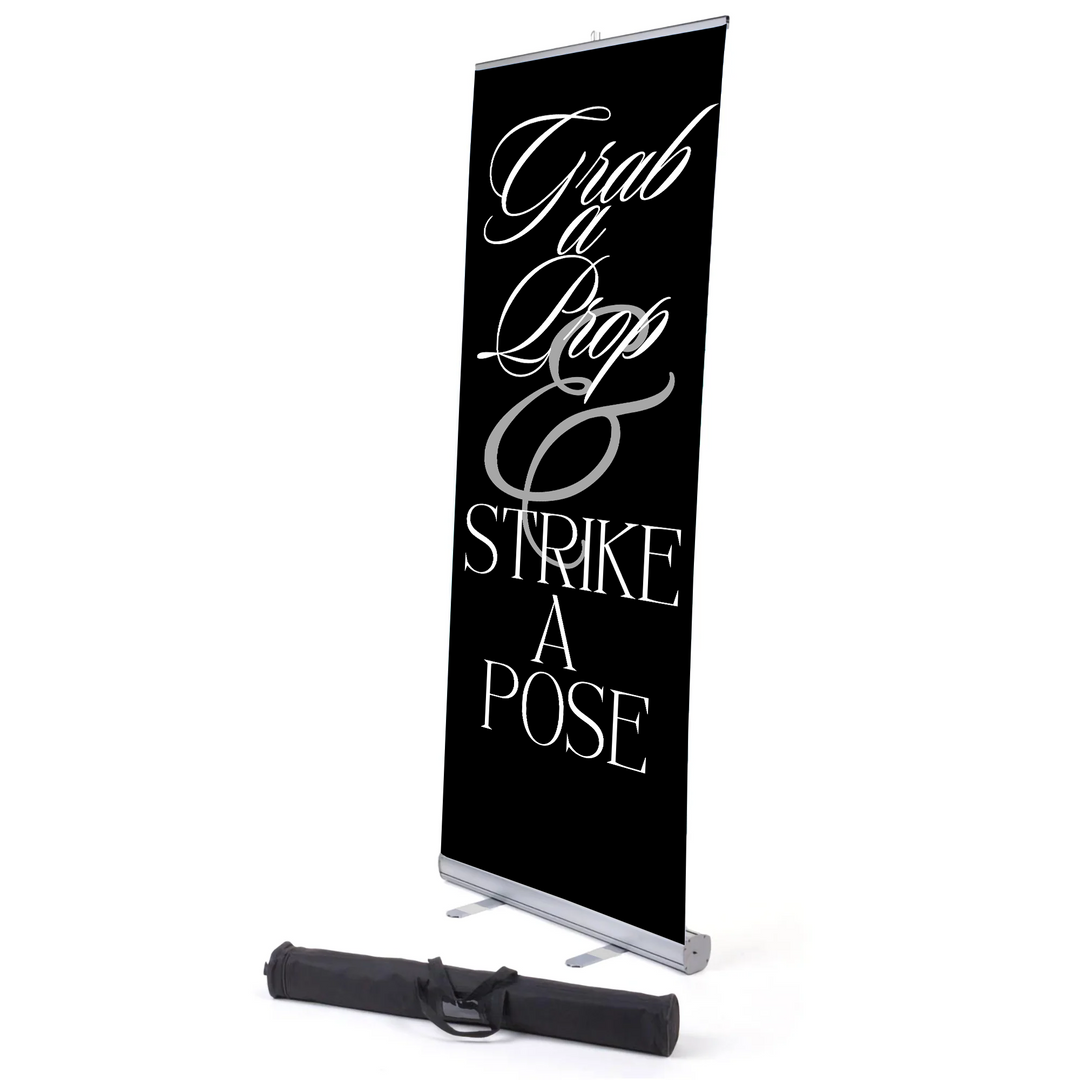 34" Retractable Banner (Grab a Prop & Strike a Pose)