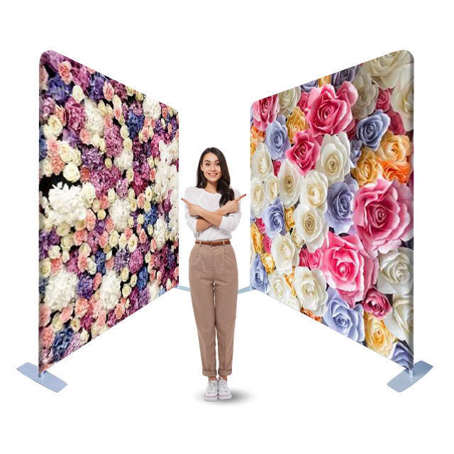 Floral 1-16: Double-Sided Tension Fabric Photo Booth Backdrop