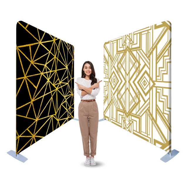 Geometric 3-12: Double-Sided Tension Fabric Photo Booth Backdrop