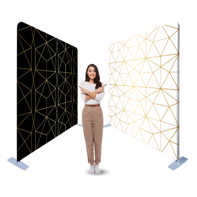 Geometric 4-11: Double-Sided Tension Fabric Photo Booth Backdrop