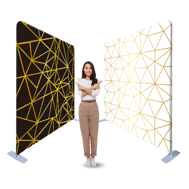 Geometric 85-88: Double-Sided Tension Fabric Photo Booth Backdrop