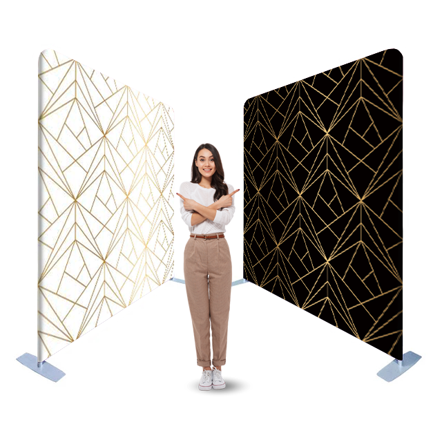 Geometric 9-13: Double-Sided Tension Fabric Photo Booth Backdrop