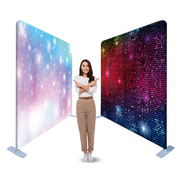 Sparkle 4-9: Double-Sided Tension Fabric Photo Booth Backdrop