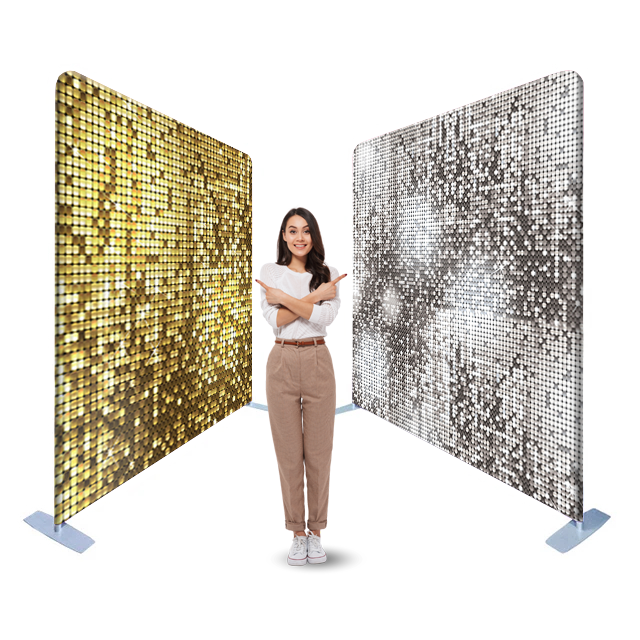 Sparkle 7-8: Double-Sided Tension Fabric Photo Booth Backdrop