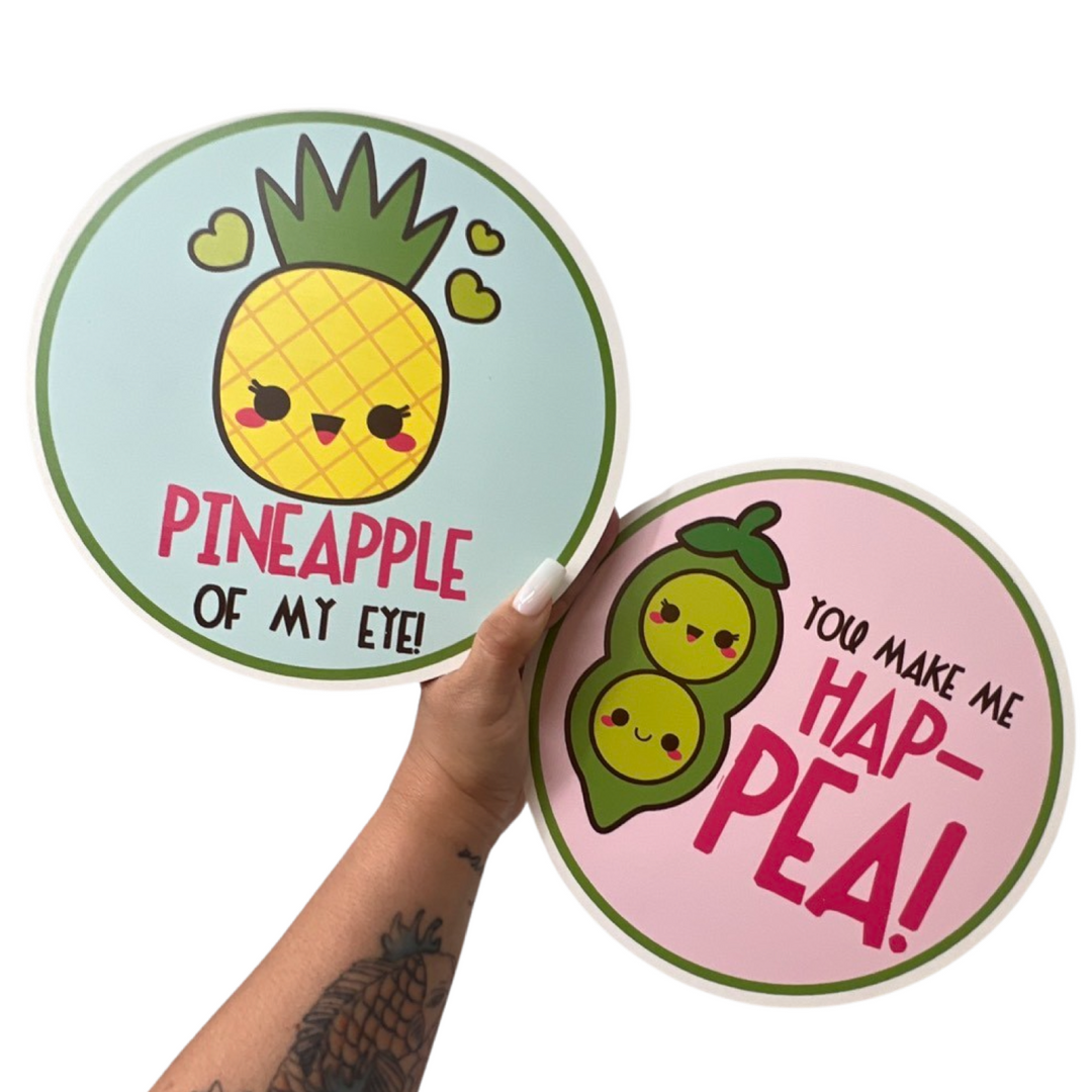 Food Puns Photo Booth Prop Bundle