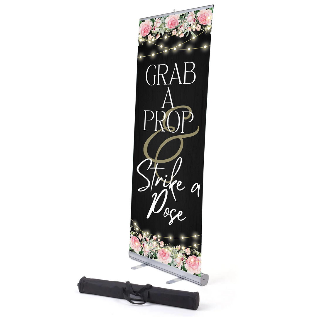 Wedding Retractable Banner (Grab a Prop & Strike a Pose)