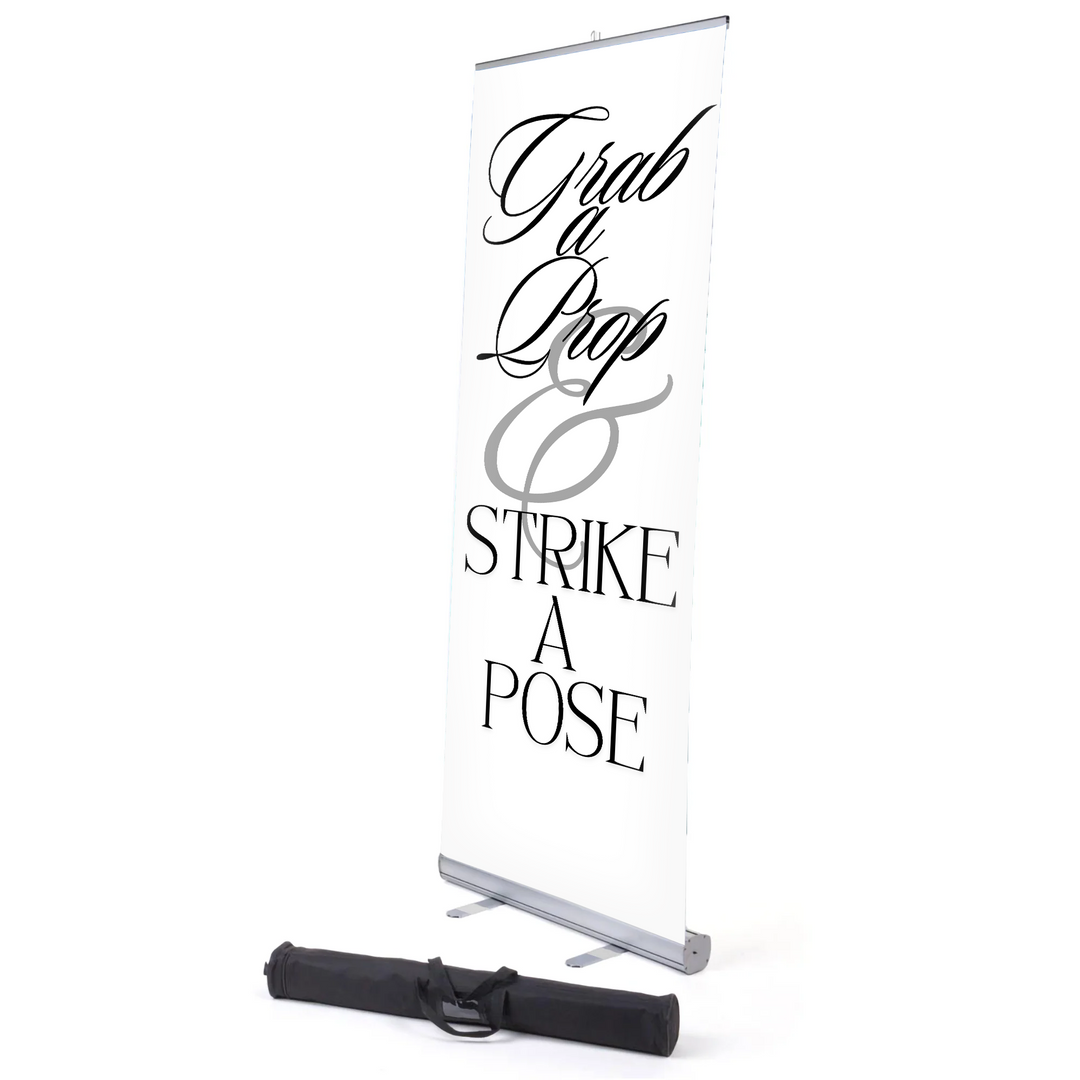 34" Retractable Banner (Grab a Prop & Strike a Pose)