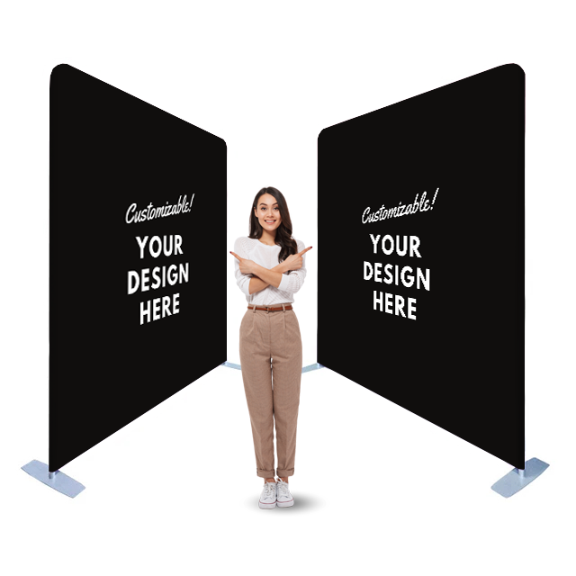 Custom: Double-Sided Tension Fabric Photo Booth Backdrop